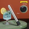 Stainless Steel Ice Crusher & Cocktail Muddler - Plastic Milk Tea & Lemon Hammer Bar Tool