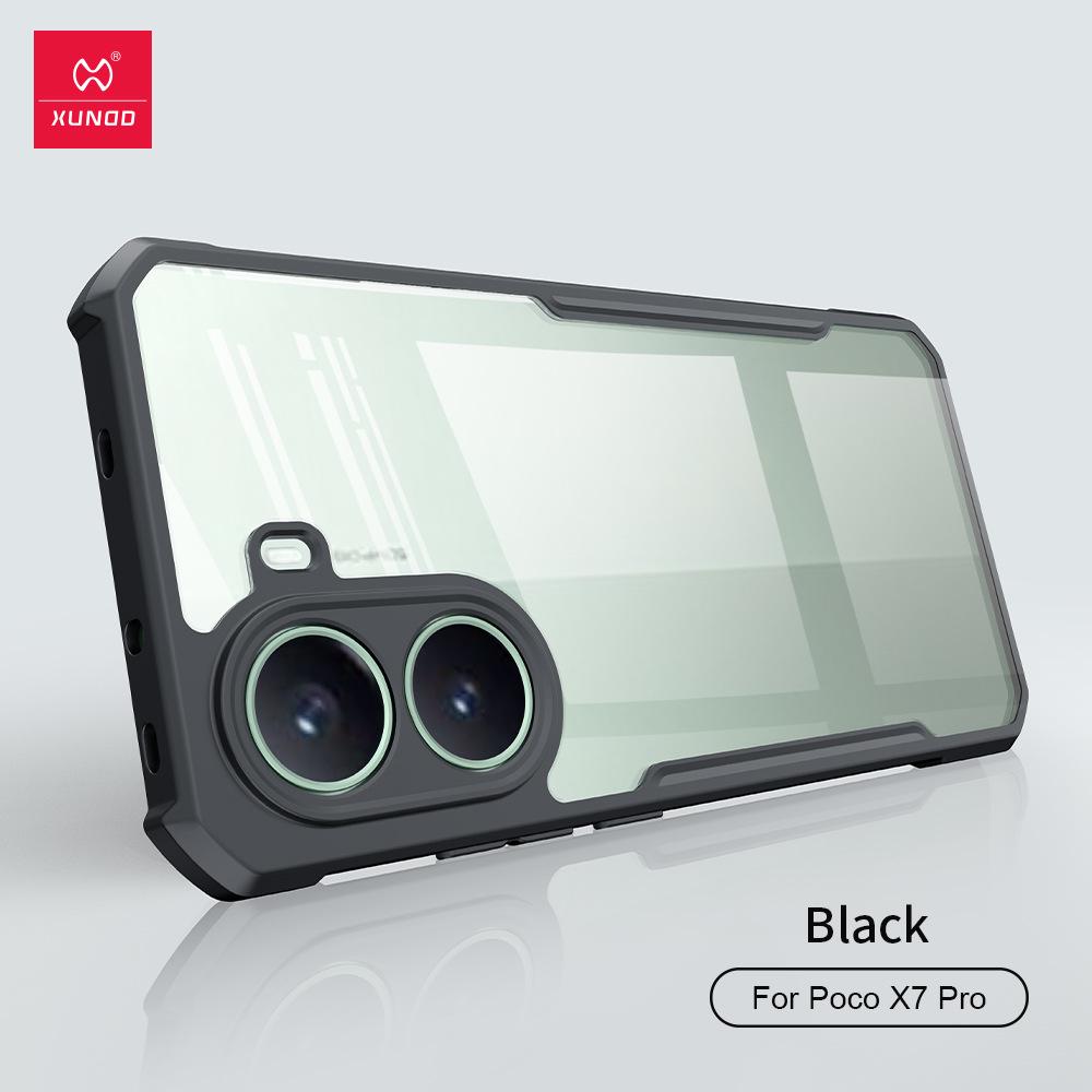 

Xundd Drop-Proof Thin Protective Case for Poco X7 Pro X7 Pro прохладный черный