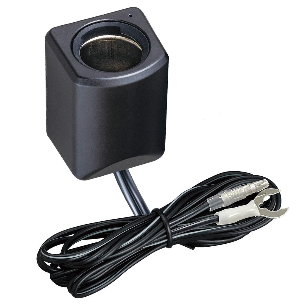 SEIWA IMP075 Car Power Single Compatible with 1m Long Socket, Hole, Anti-Pull, 12V/24V Vehicles, Approx.