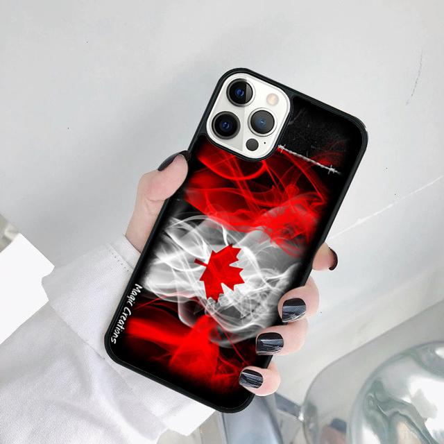 Canada Flag Phone Case Cover For iPhone 17 Air 15 Pro MAX 16 Plus 14 11 12 13 Coque