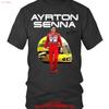 Ayrton Senna Bk 37 T Shirt Size S 5xl Vintage Streetwear Slightly Designer Clothes Unisex Breathable Soft