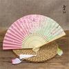 Ancient-Style Folding Fan, Chinese-Style Folding Fan, Smooth Opening and Closing, Retro Summer Classical Hanfu Cheongsam Small Folding Fan