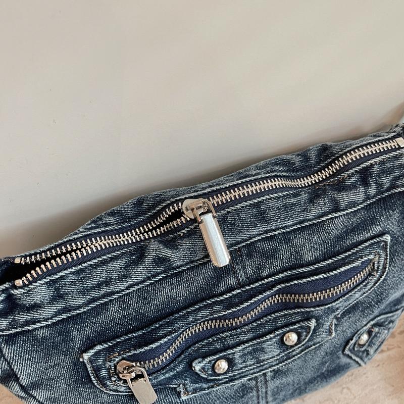 Denim Tasche Damen Schulter Umhängetasche Handytasche