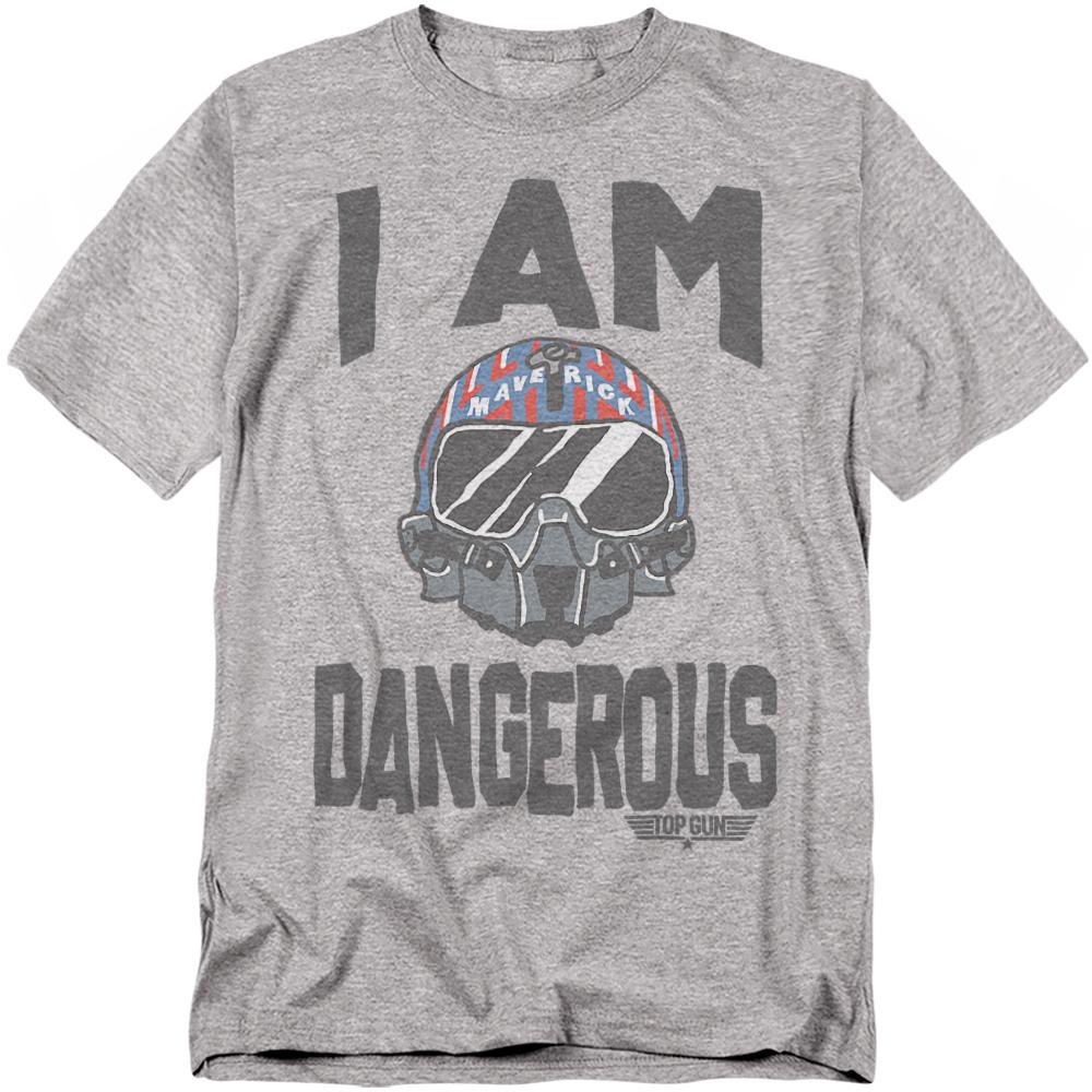 Top Gun Unisex Adult The I Am Dangerous Heather T-Shirt