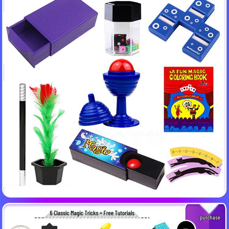 Magic Props Set: Complete Toy Collection for Students - Perfect for Performances and Gifts