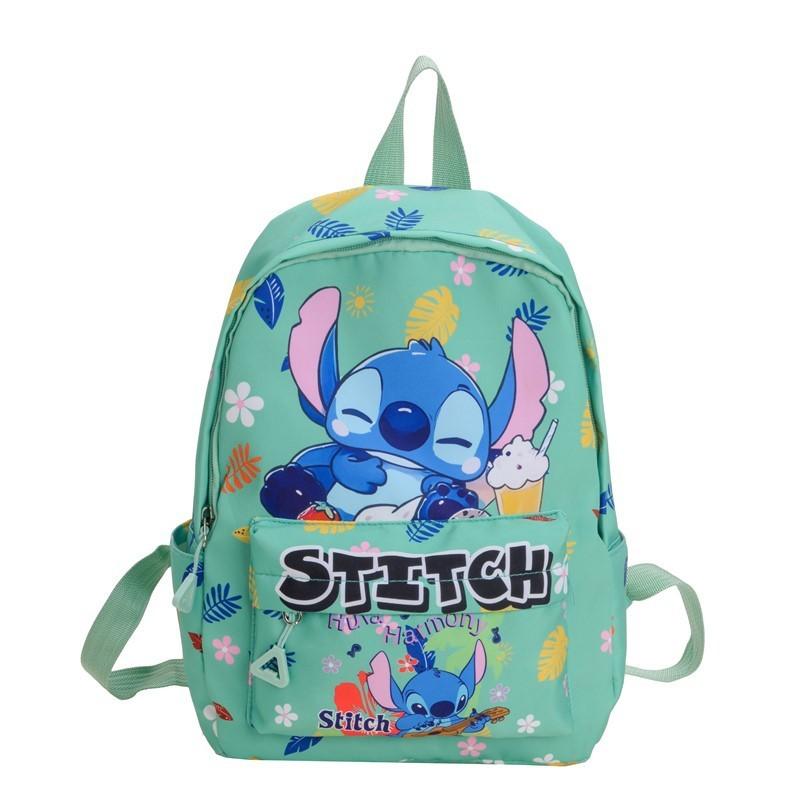 Stitch Kinderrucksack Aus Nylonmaterial Mit Weichen Gepolsterten Trägern Für Den Kindergarten