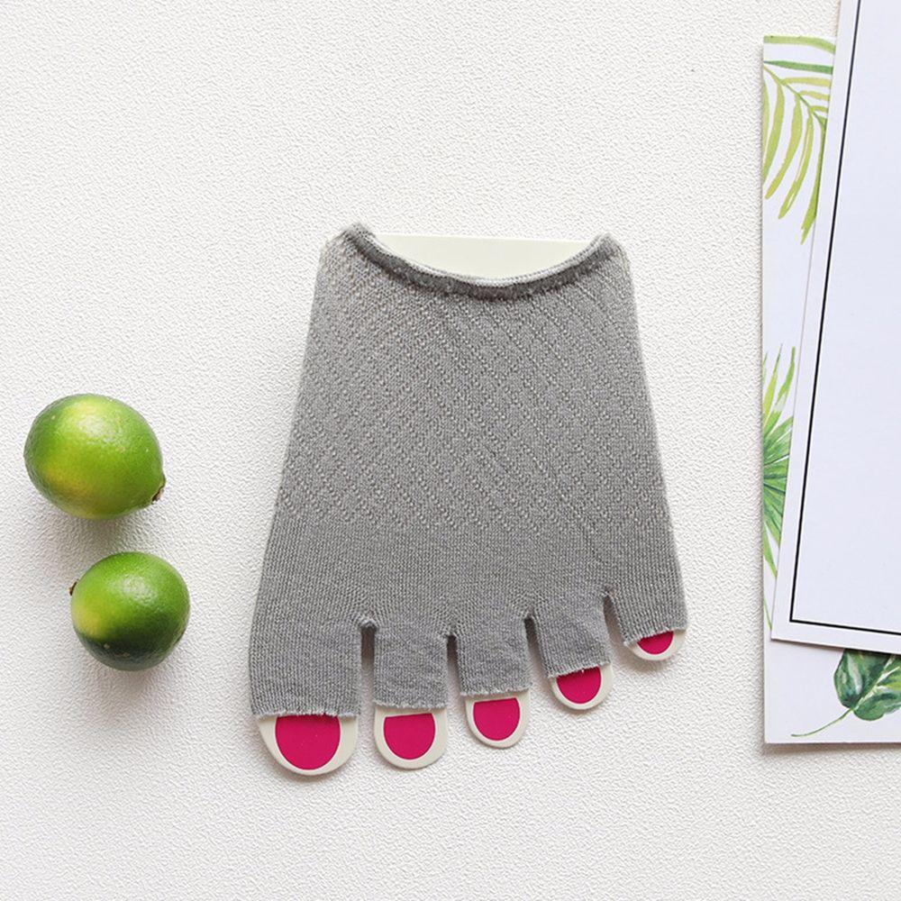 Breathable Invisible Women Summer Mesh Open Toe Socks Sock Slippers Cotton Half Palm Socks