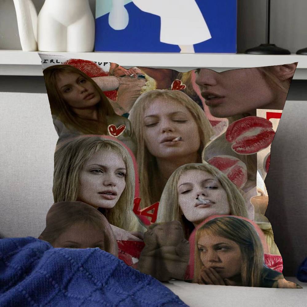 Girl Interrupted Movie Pillowcase Toon Gift Cushion Cover Bedroom Home Sofa Chair Seat Decor Pillow Case