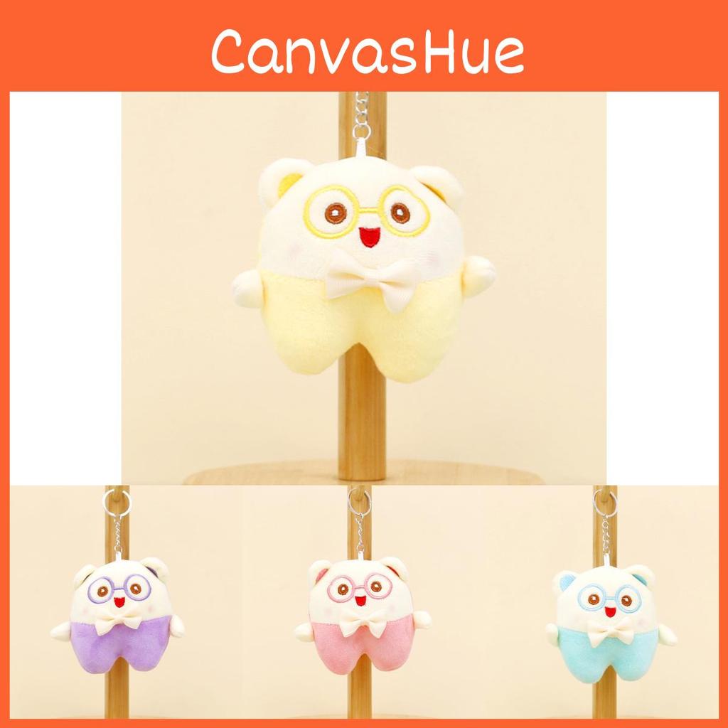 Adorable Cartoon Bear Plush Keychain Soft Pp Cotton Animal Toy Bag Accessory