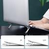 Suport reglabil pentru laptop pentru birou Ergonomic Aluminiu Pliabil Portabil Înălțătoare Suport Montură pentru Computer Notebook