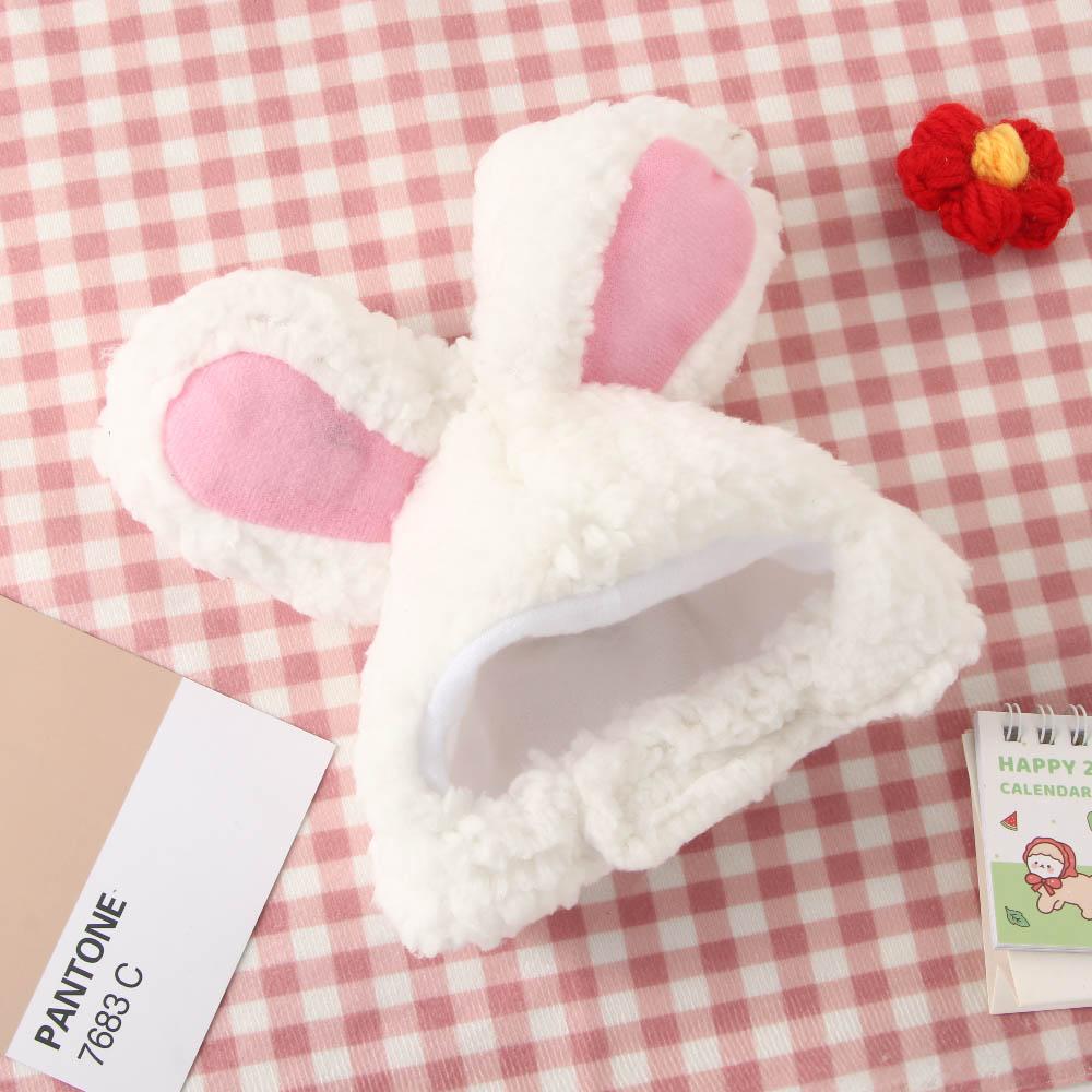 For Cats & Small Dogs Cosplay Warm Pet Accessory Cat Costume Rabbit Hat Cat Headwear