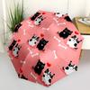 1pc Cats, Hearts Automatic Cute Umbrella 8-Bone Design Compact Gear for Outdoor Travel, Perfect Holiday Gift yy251230049