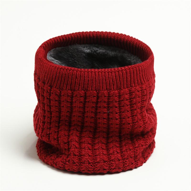 Imitation Rabbit Fur Solid Outdoor Windproof Ring Scarf Women Thick Winter Warm Scarves Knited Head Neck Wraps Neckerchief Mask