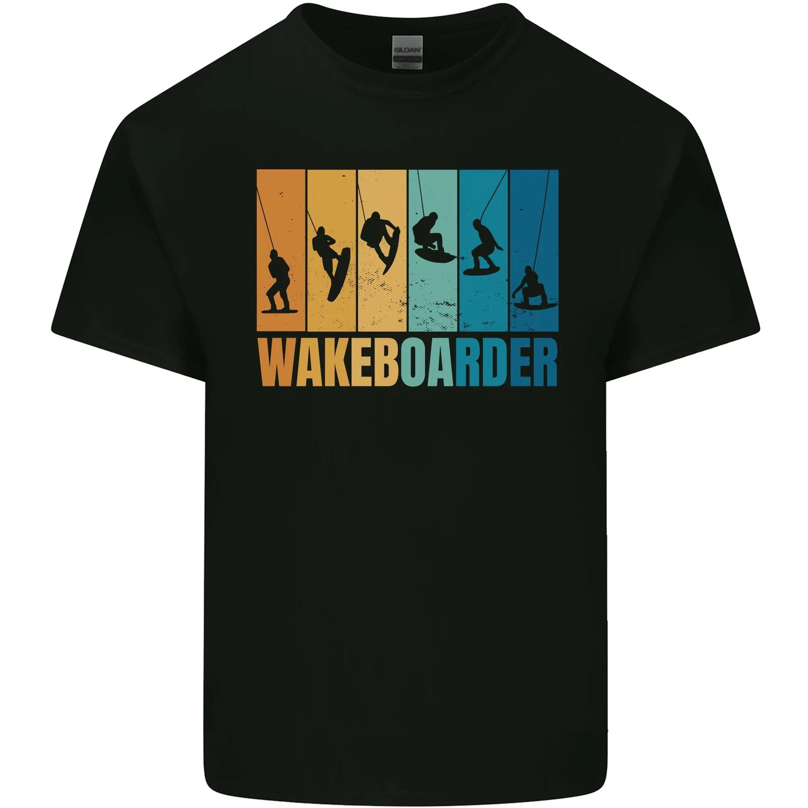 

Wakeboarder Water Sports Wakeboarding Kids T-Shirt Childrens S