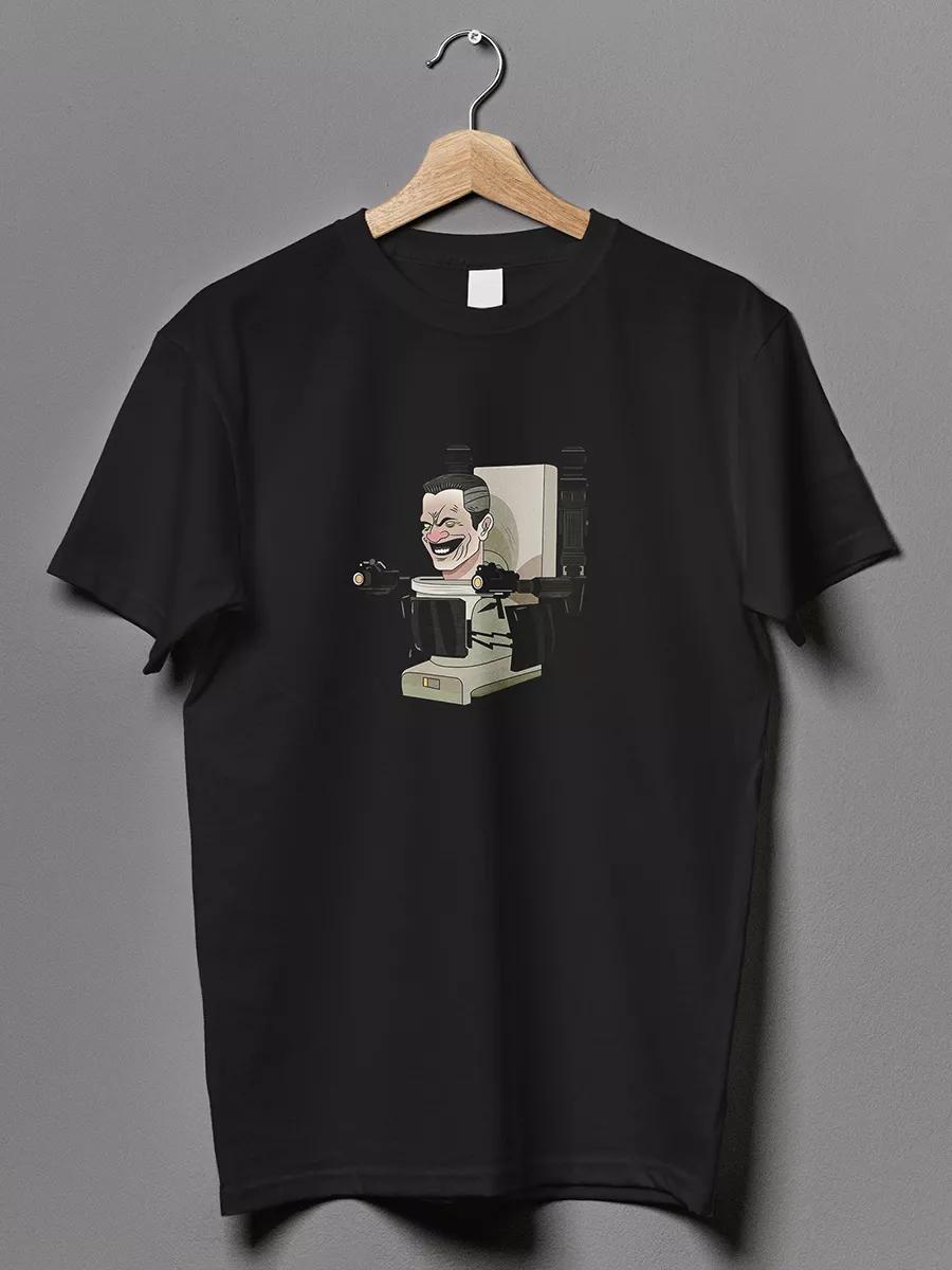 White cat meme printed T-shirt L