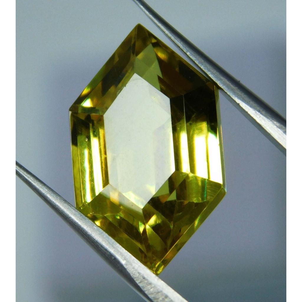 Ring Size 9.50 Ct Natural YELLOW Sapphire Fancy Shape CERTIFIED Loose Gemstone R-956