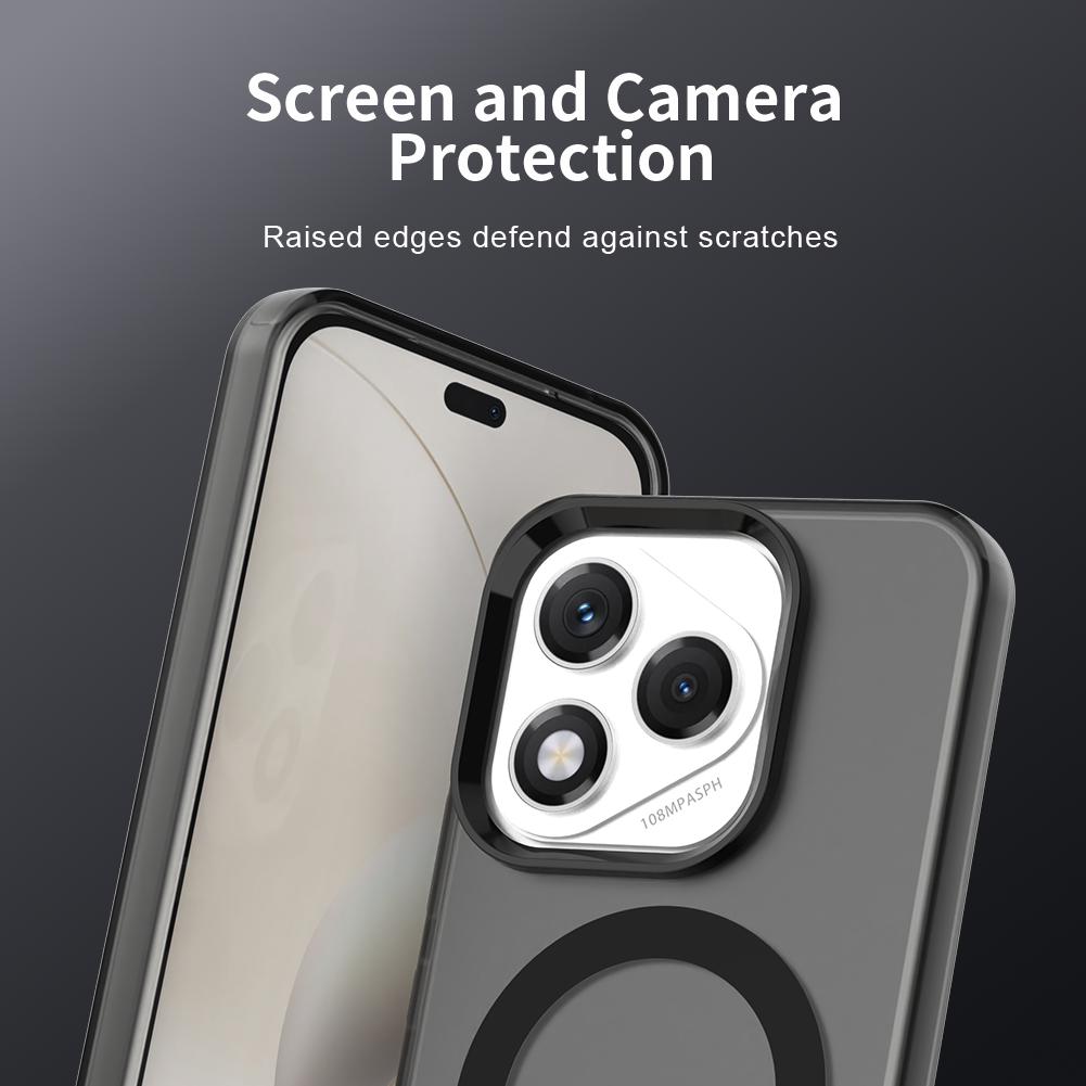 For Honor 400 Lite 5G Case Magnetic Wireless Charge For Magsafe Case for Honor400 Lite Candy Shockproof Bumper Cover