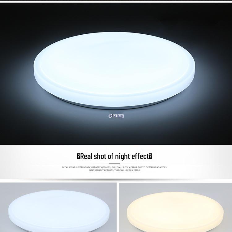 Modern Minimalist Round Ceiling Light: Ideal for Bedrooms, Aisles, Living Rooms, Balconies, Kitchens, and Bathrooms