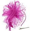 Girls Hoop Bridal Elastic Design Feather Hair Floral Hairpin Flower Headdress