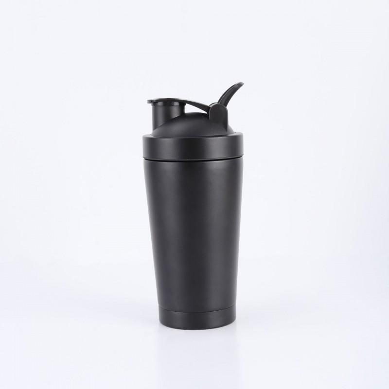 Edelstahl Protein Shaker Flasche 500ml 750ml Vakuumisoliert Fitnessbecher Mit Auslaufsicherem Deckel