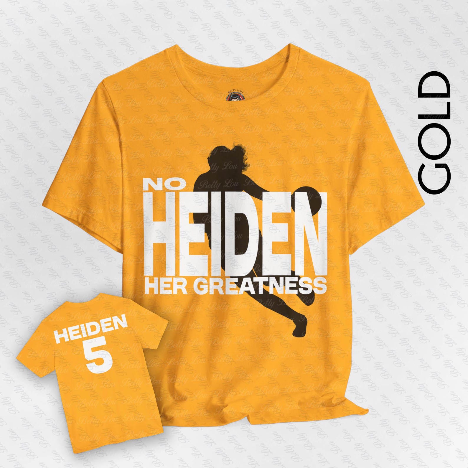 Adult Two Sided No Heiden Her Greatness T Shirt - Bella Canvas Ava Heiden Unisex Jersey Short Sleeve Tee 3XL