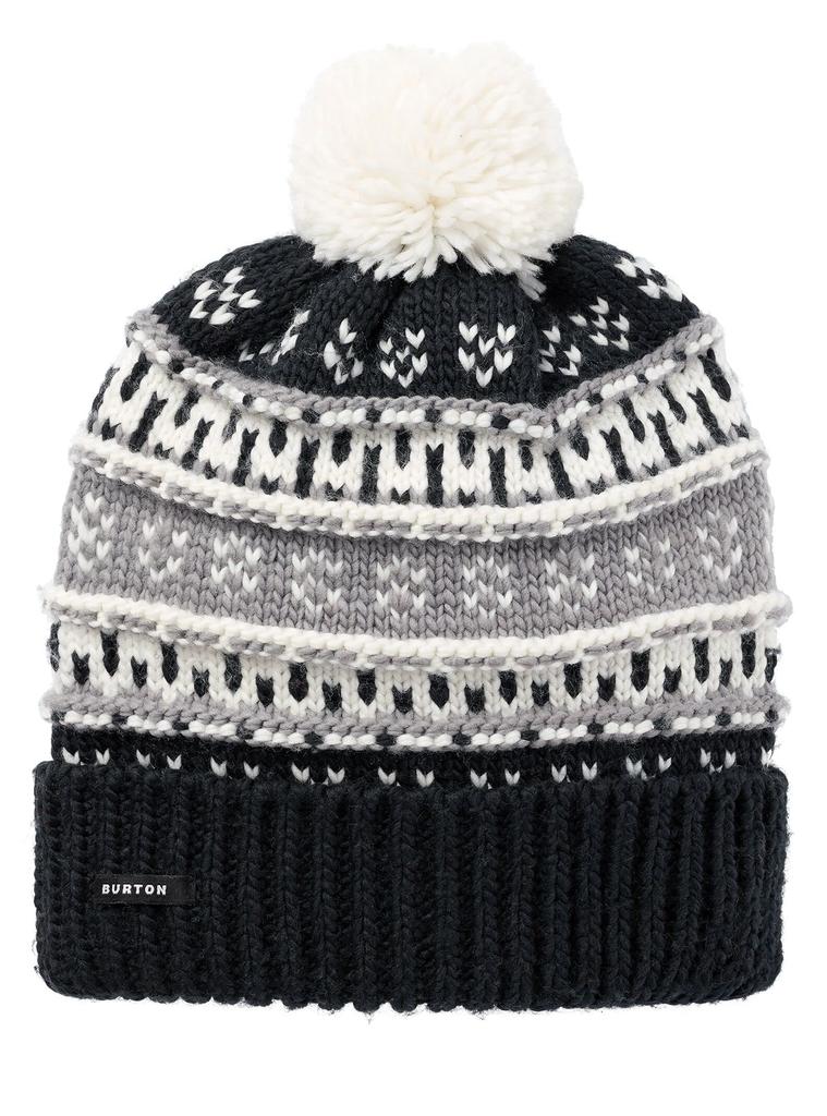 Burton Recycled Walden Beanie Knit Cap TRUE BLACK Women's
