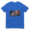 Driver Trucker Us Flag Semi Truck Patriotic 4th Of July Unisex TShirt