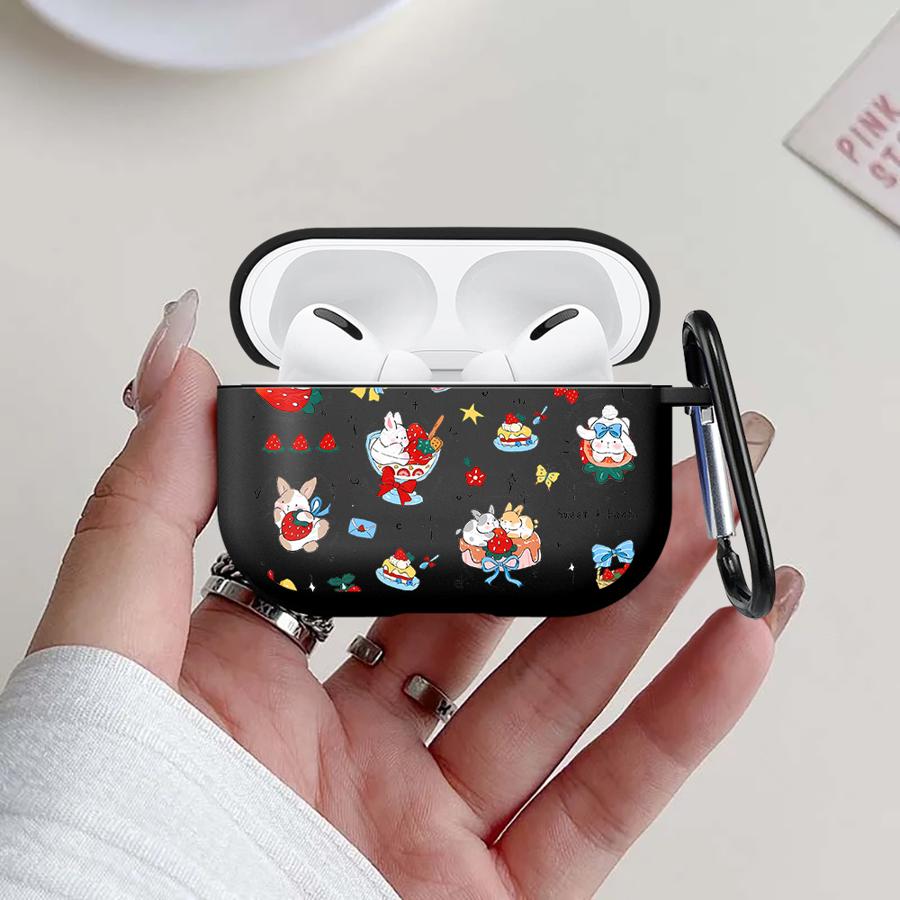 Case For Airpods 1 Pro3 4 Pro 3 Pro2 2 Earphone Cases Cover Cute Cartoon Rabbit