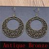 Mandala Pattern Drop Earrings Dangle Drop Earrings For Women Jewelry Making Wholesale