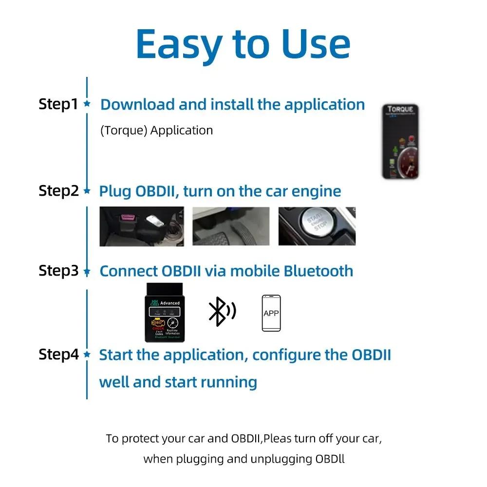 Car Diagnostic Tool NEW Bluetooth V1.5 Mini Elm327 OBD2 Scanner OBD Code Reader For Android Windows Symbian English Worldmuma