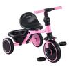 VEVOR Toddler Tricycle for 2-5 Year Old, Folding Kids Trike with Adjustable Seat, Storage, Carbon Steel Frame, Handlebar Grips for Outdoor Play