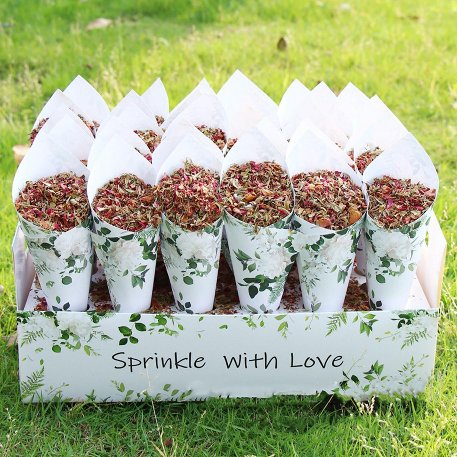 

Лоток для конфетти, бумажные конусы и подставка, держатель свадебного конуса для 20 Holes Green