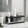 Large Capacity Toothbrush Toothpaste Holder Space Aluminum Makeup Brush Rack  For Bathroom