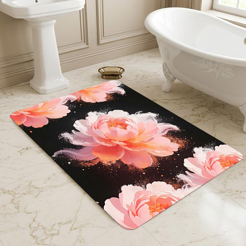 Floral Fantasy Living Room Nonslip Area Rug Soft Carpet For Bedroom Game Playroom Sofa Office Home Decor Doormat Christmas Gift C929286