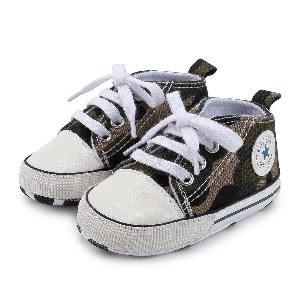 Hot-Selling Classic Canvas Baby Shoes: Soft Sole Toddler Walking Shoes