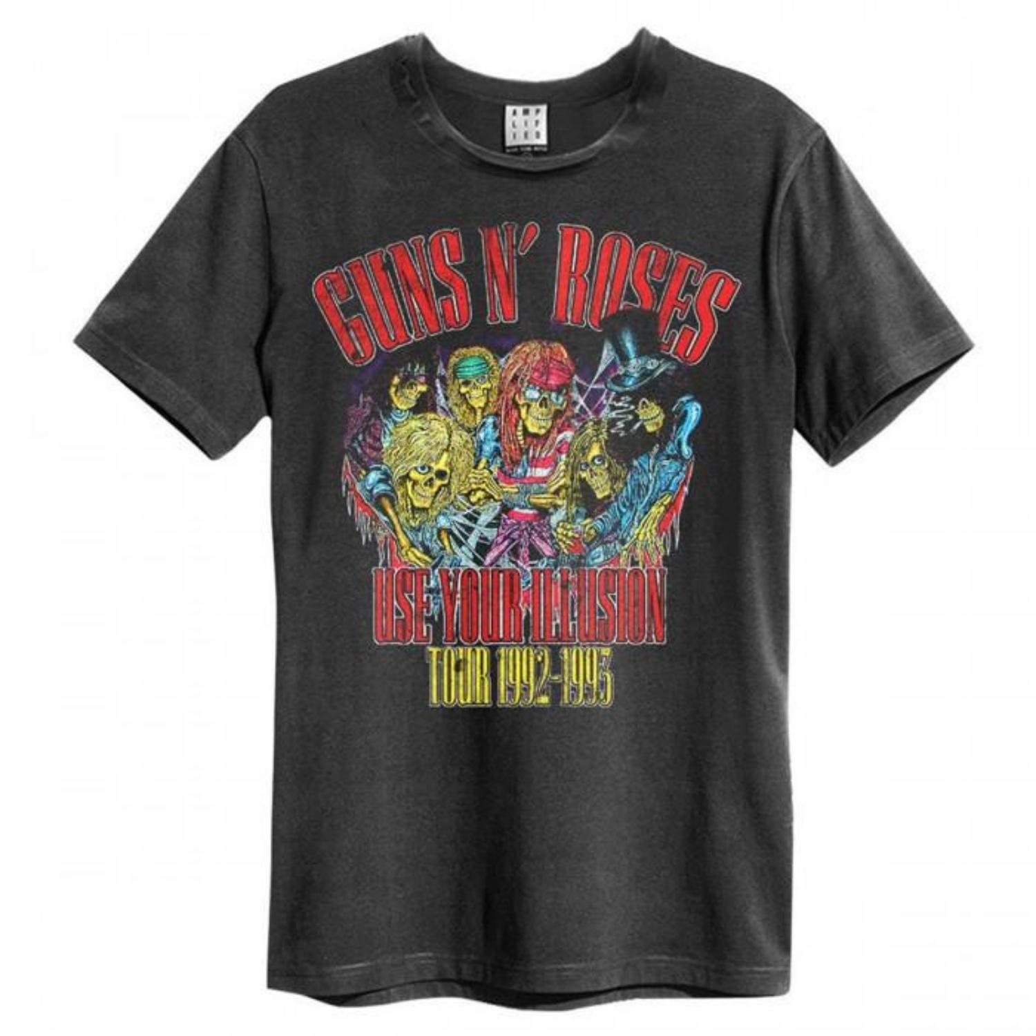 Amplified Unisex Adult Use Your Illusion Guns N Roses T-Shirt S