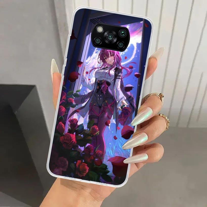 Honkai Star Rail Kafka Phone Case for Xiaomi Poco X7 X6 X5 X4 X3 Nfc F6 F5 F4 GT F3 F2 Pro F1 M5S M4 M3 5G Soft Funda Print Shel