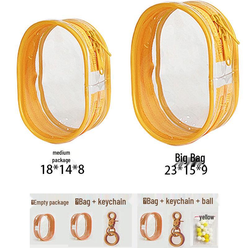 High Transparency Dustproof Plush Doll Storage Bag - Thickened, Cotton, 15cm/20cm