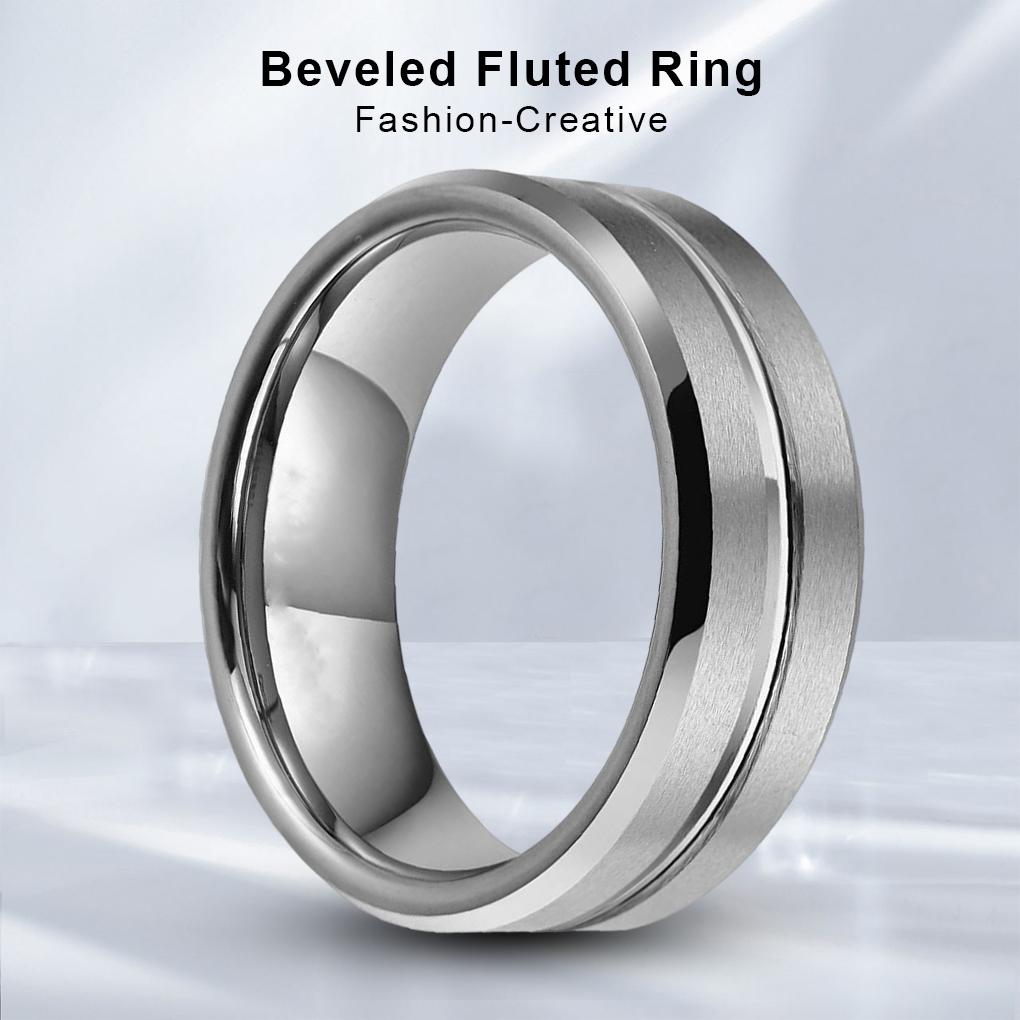 Fashion Ring Stainless Steel Festival Engagement Party Holiday Shop Date Travel Vacation Jewelry for Female Male