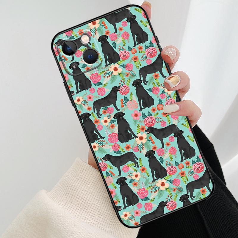 Cartoon Golden Retriever Dog Phone Case For iPhone 17 Pro Max 14 13 12 11 15 16 Pro Max mini 15 16 Plus 16e 17 Air Cover