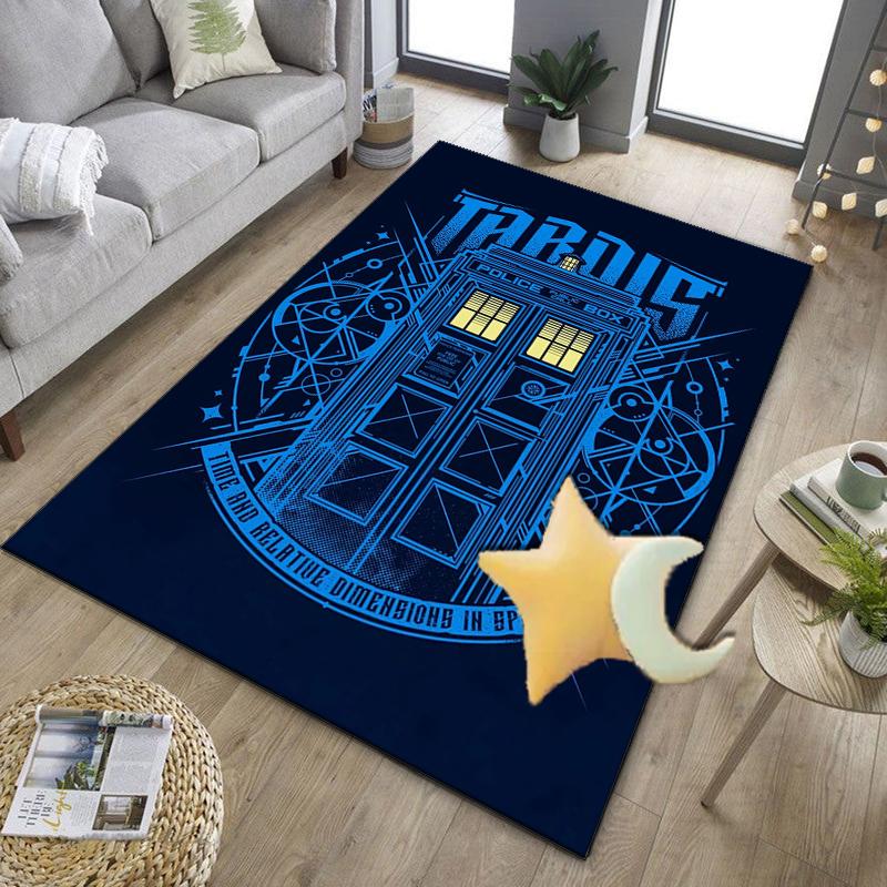 Telephone Booth Office Rug Chair Mat, Game Carpet, Suitable for Front Door, Bedroom, Living Room, Desk, Holiday Gift