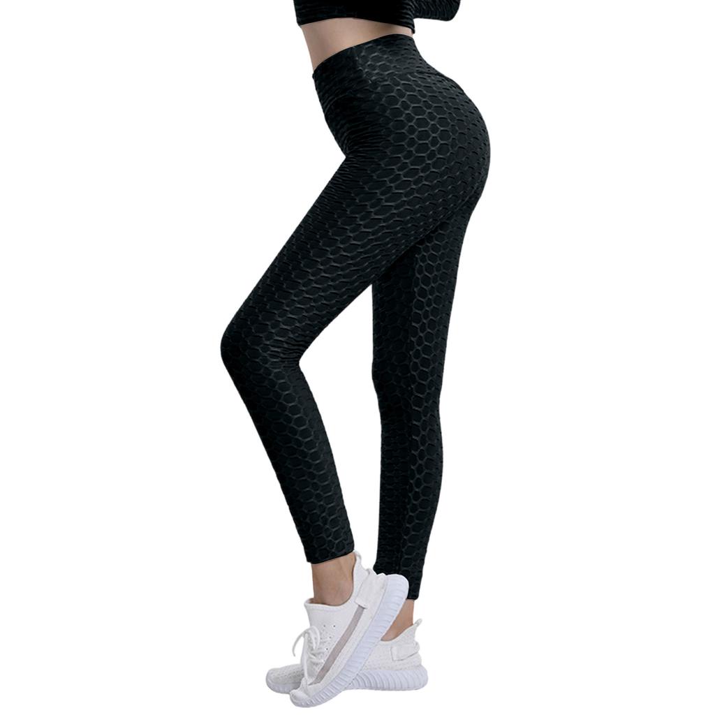 Damesmode Hoge Elasticiteit Sport Bodybuilding Cropped Broeken Fitness Vrije Tijd Yoga Hip Bubble Broeken