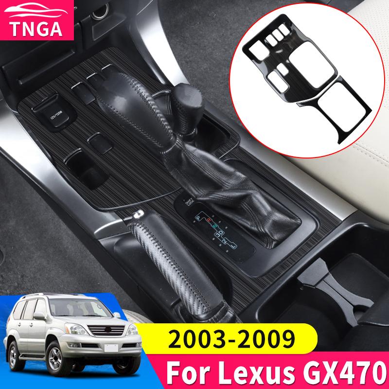 For 2003-2009 Lexus GX 470 GX470 2008 2007 2006 2005 Control Panel Modification Gearbox Cover Interior Decoration Accessories