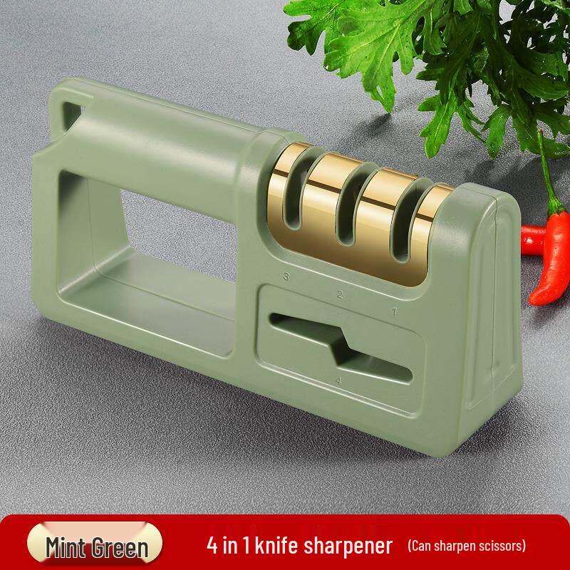 Yingtang 4-in-1 Diamond Manual Knife & Scissor Sharpener