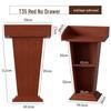 Jundingying T-35A Red Solid Wood Podium