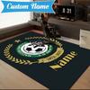 Custom Name Maccabi Football Crest Rug Game Carpet, Floor Mat for Bedroom Living Room Entryway Rug, Home Decor Idea Gift for Christmas birthday