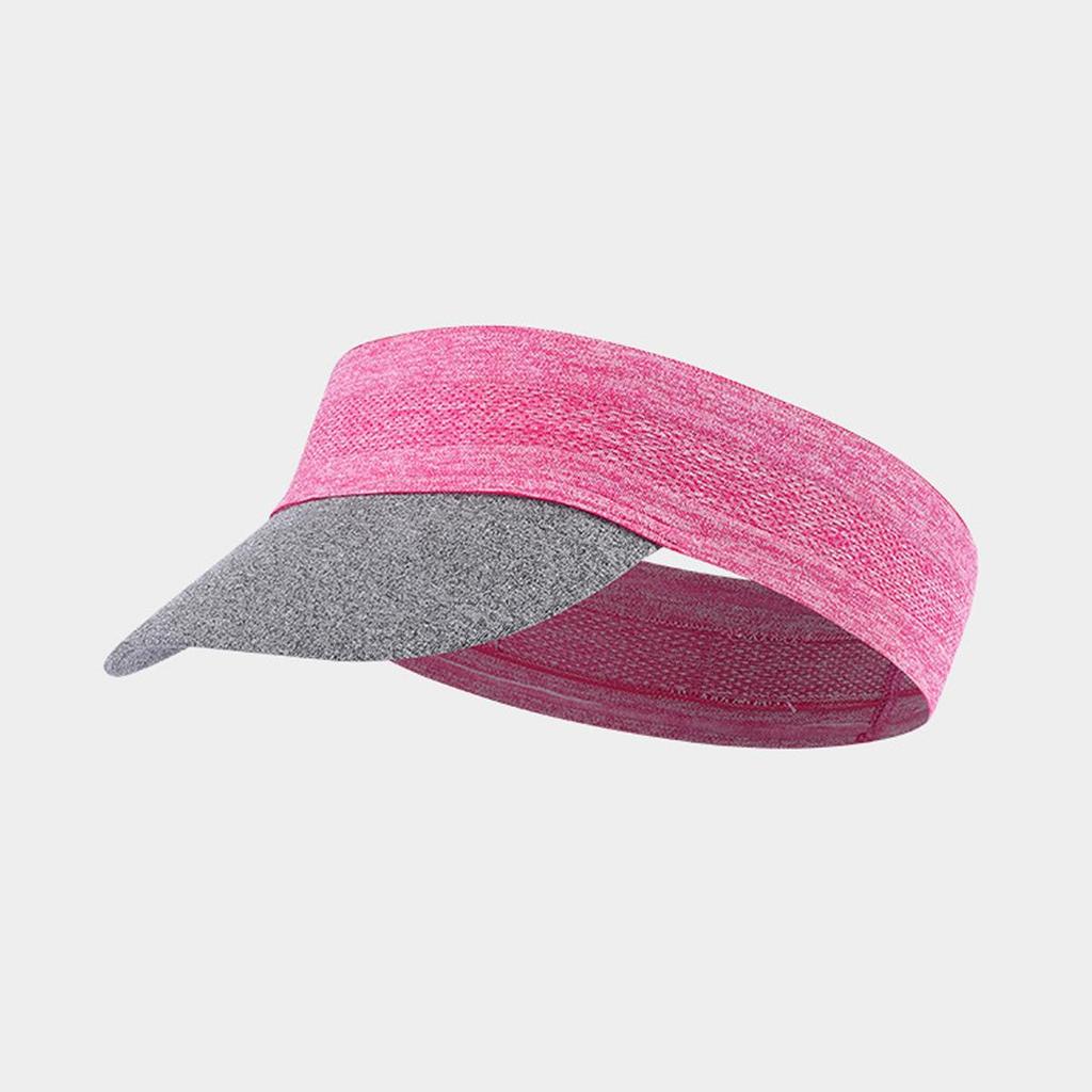 Dehnbarer Sonnenblendenhut für Damen und Herren, Verstellbare, verpackbare Sportkappe, Outdoor-Tragbare Sonnenschutz-Sportkappe mit Schweißband