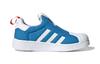Adidas Originals SUPERSTAR 360 Comfortable Low top Kids' Skateboarding Shoes Blue White Children Aged 3 7 Years Old GY9141