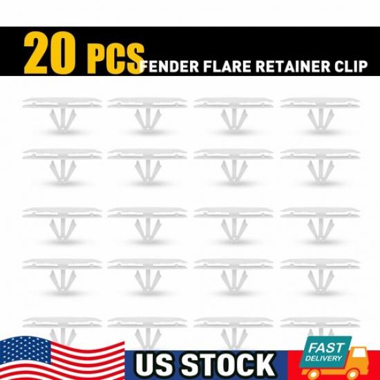 20Pcs For Jeep Wrangler JL 18-20  Gladiator Fender Flare Retainer Clips N