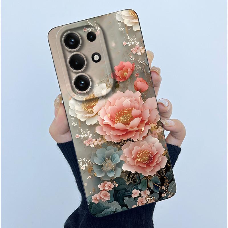 For Itel S26 Ultra Super 26 Ultra S688LN Case Simplicity Oil Painting Floral Silicone Soft Casing New Shockproof Back Cover